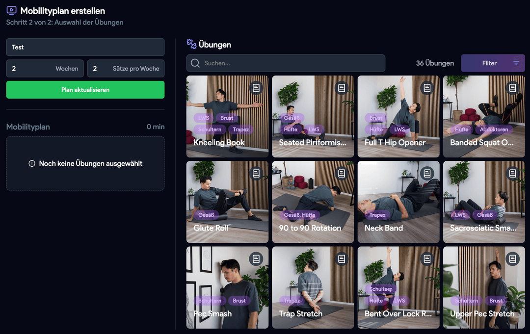 Intuitive Planerstellung