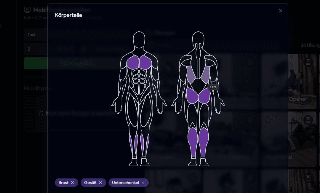 Interaktive Filteroptionen